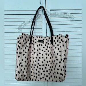 Kate Spade Pink & Black Tote Bag